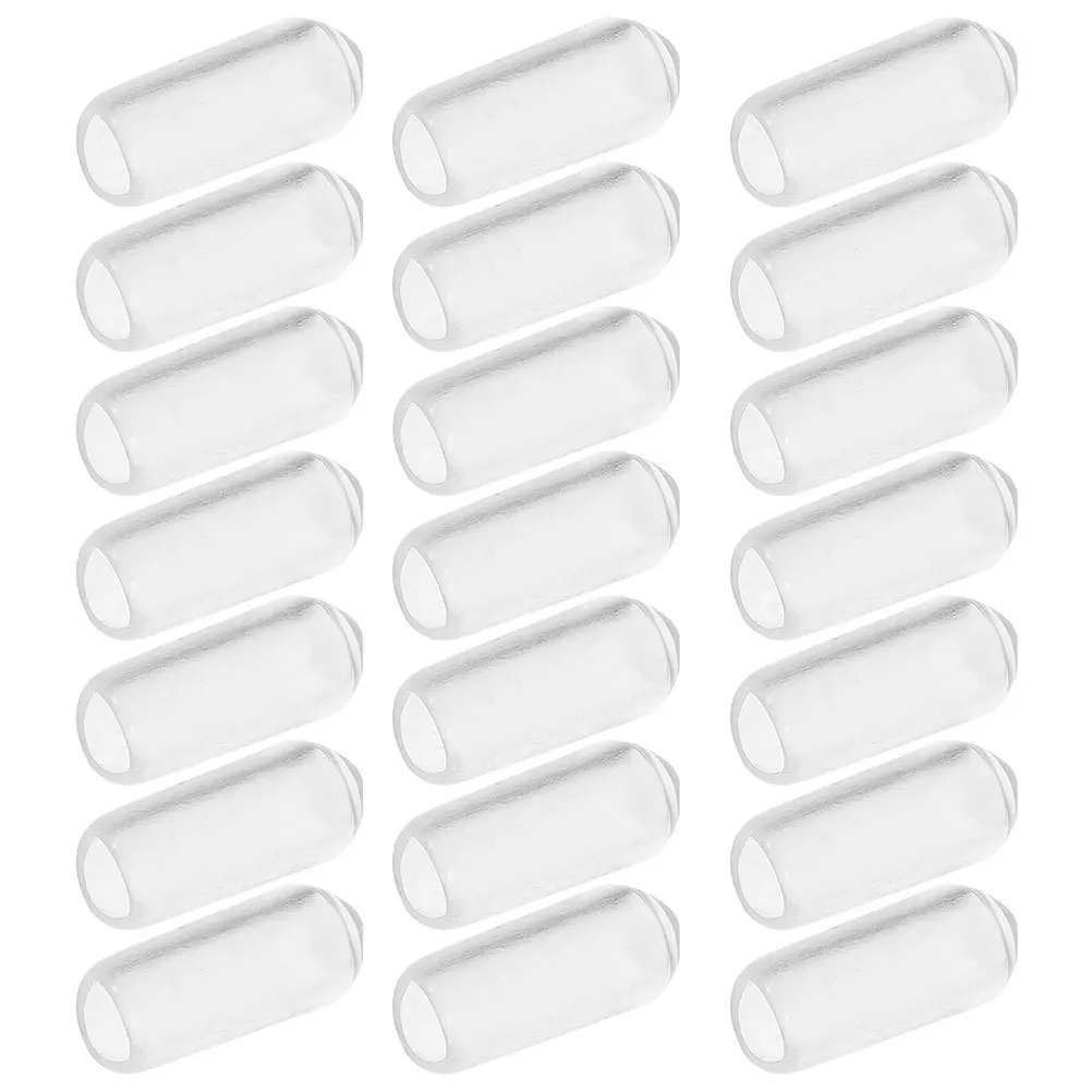 

200Pcs Hair Band End Caps Rubber Headband Tip Covers Protective End Caps for Hair Hoop Repair Headband Cover Tubing Tip
