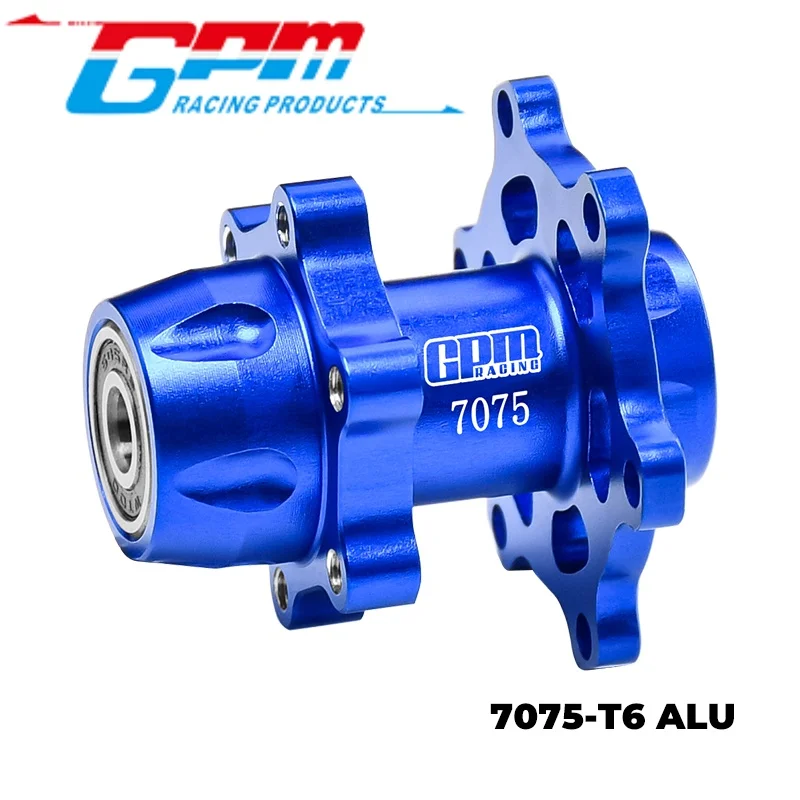 GPM MX006 ALUMINUM 7075-T6 FRONT WHEEL HUB HEX (LARGER INNER BEARINGS) FOR LOSI 1/4 PROMOTO MX SM MOTORCYCLE RC Upgrade