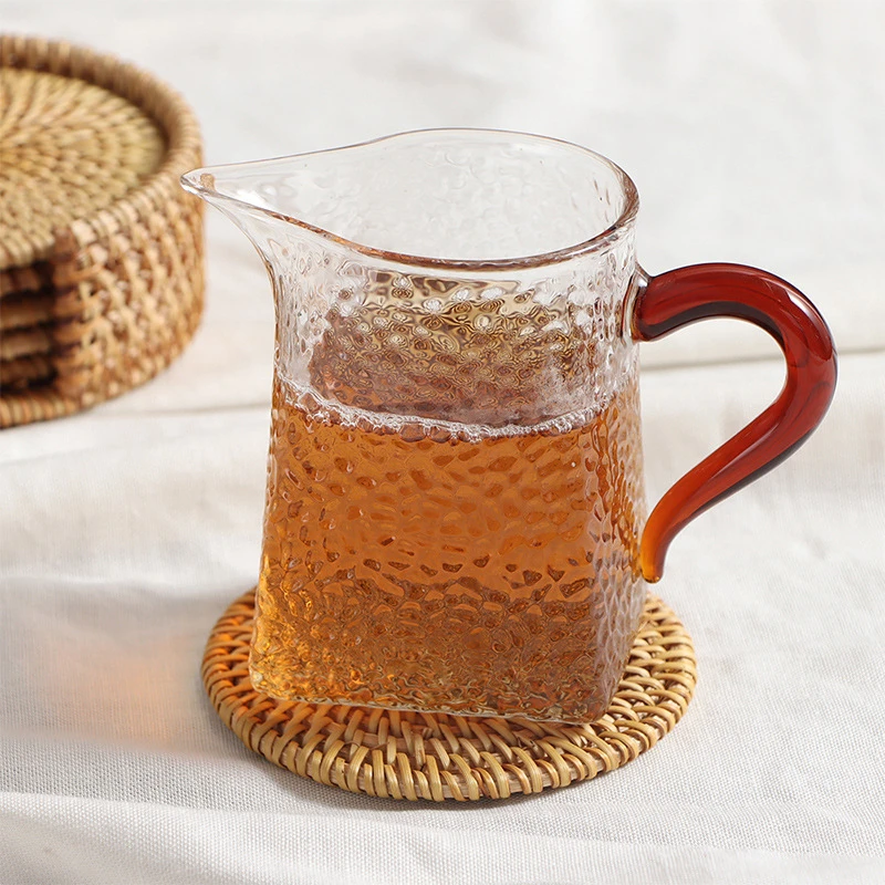 LuanQI-Natural Round Rattan Coaster, Hand Made Cup Mat, Tea Coffee Mug, Drinks Holder, Tableware Decor, Insulation Pads, 1Pc