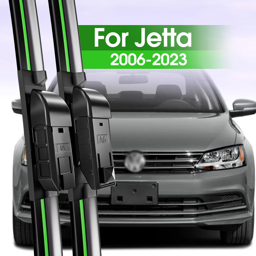 

2x Front Windshield Wiper Blades For VW Jetta MK5 MK6 MK7 2006-2023 2007 2008 2011 2012 2013 2014 Windscreen Window Accessories