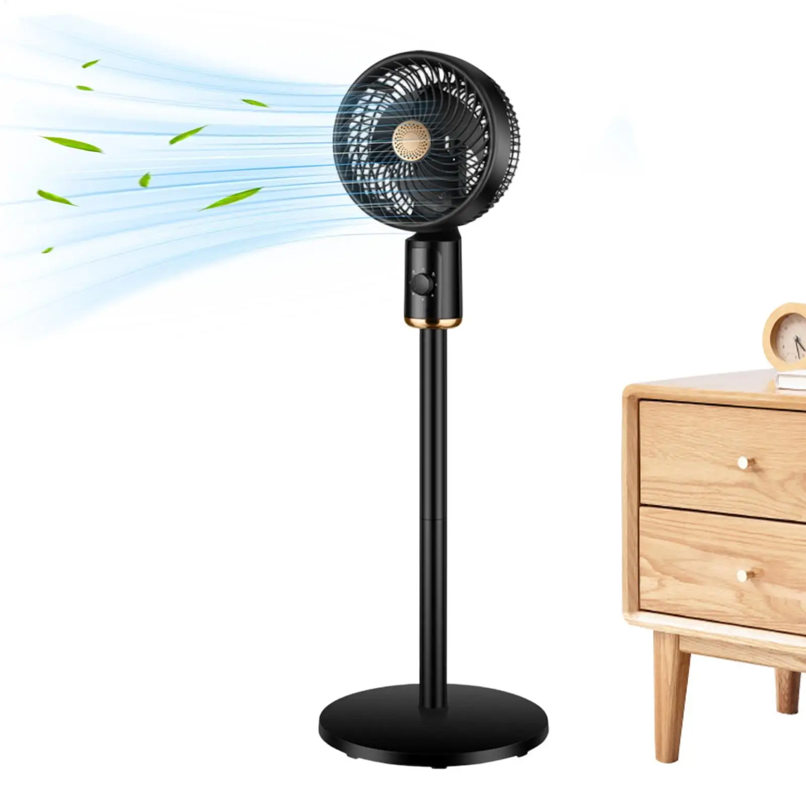 Tower Fan 3-speed Quiet Adjustable Air Circulation Blower Standing Fan Tower for Bedroom Home Office Desktop Kitchen Dorm Living