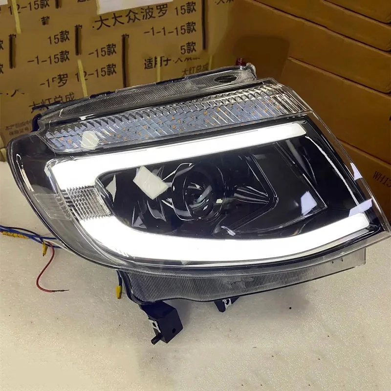 For FORD Ranger Head Light LED Front Lamp  T6 2012-2015 SUV Car  DRL Hella 5 Xenon Lens HID H7 Everest