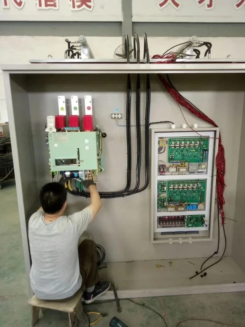 캐나다 600V AC 입력 전압 12V 500A 전기도금 정류기 3상 도금 정류기