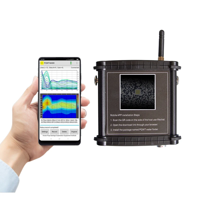 

-M200 Electrical Resistivity Imaging Well Water Detection Device Mobile App Ground Water Detector