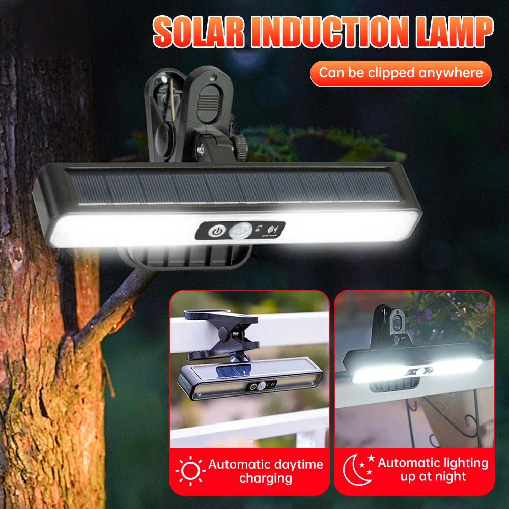 

Clip-on Solar Light Outdoor Waterproof Solar LED Lights 3 Light Modes Ultra-high Brightness Portable Solar Powered Light