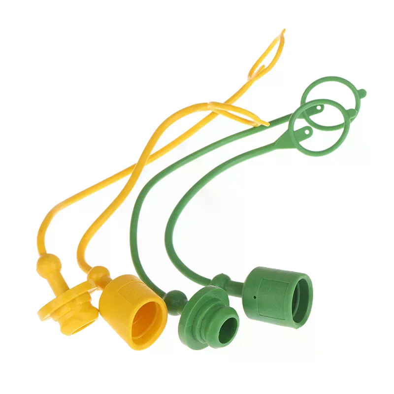 1/5Pairs 1/2 ISO-A Hydraulic Quick Coupler Male Dust Cap And Female Plug Cover Fits Hydraulic Quick Disconnects Coupler