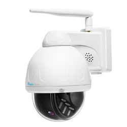 Topodome-Voice Intercom IP Camera, AI Tracking, ONVIF, infravermelho, Camhi, All Metal Shell, Pan Tilt, Cúpula, Wi-Fi, 5MP, 8MP, 4K