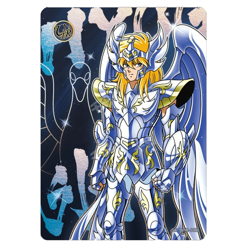 Carte à collectionner Anime Saint Seiya, estampage en feuille de Bergame, Kayou, Utr Shiryu, Hyoga, Dohko, Thanatos, Xing Shi, Shiryu Boy, cadeaux de vacances