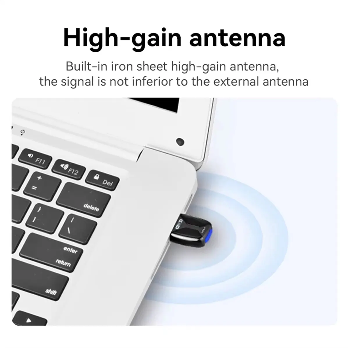 2 في 1 WIFI6 AX900 USB بلوتوث 5.4 محول واي فاي لاسلكي ثنائي النطاق 2.4G + 5 جيجا هرتز 900 ميجا بت في الثانية بطاقة الشبكة لـ Win10/11