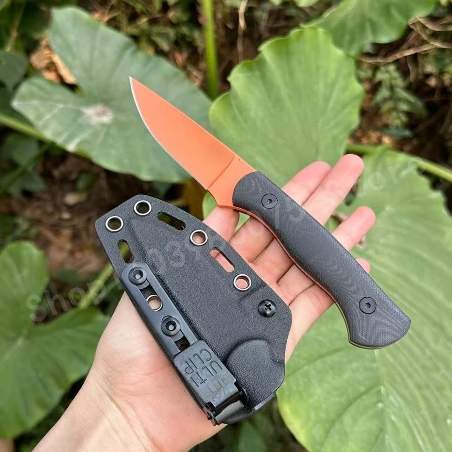 

Многофункциональный нож с фиксированным клинком 7,55 дюйма, лезвие из стали 8Cr13Mov, рукоять G10, подходит для обеих рук, для активного отдыха, кемпинга и рыбалки