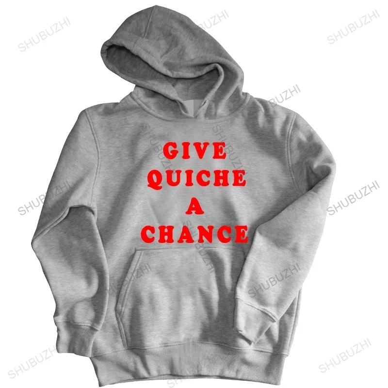 brand fall spring hoodie Give Quiche A Chance hoodie Red Dwarf Lister Rimmer Cat brand hoodie thin jacket