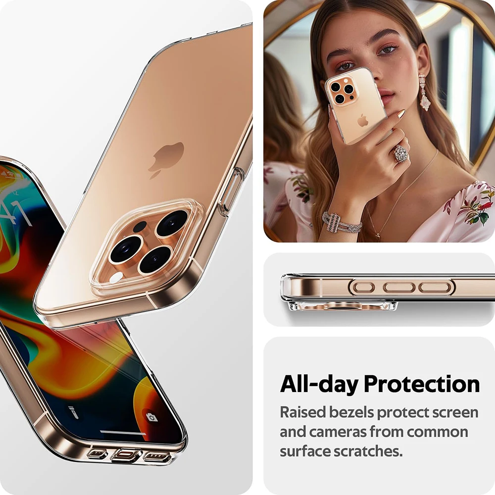 iPhone 16 Pro Max 용 초박형 실리콘 소프트 케이스 16 Plus 16promax Promax 16 + 쉘용 투명 크리스탈 투명 뒷면 커버