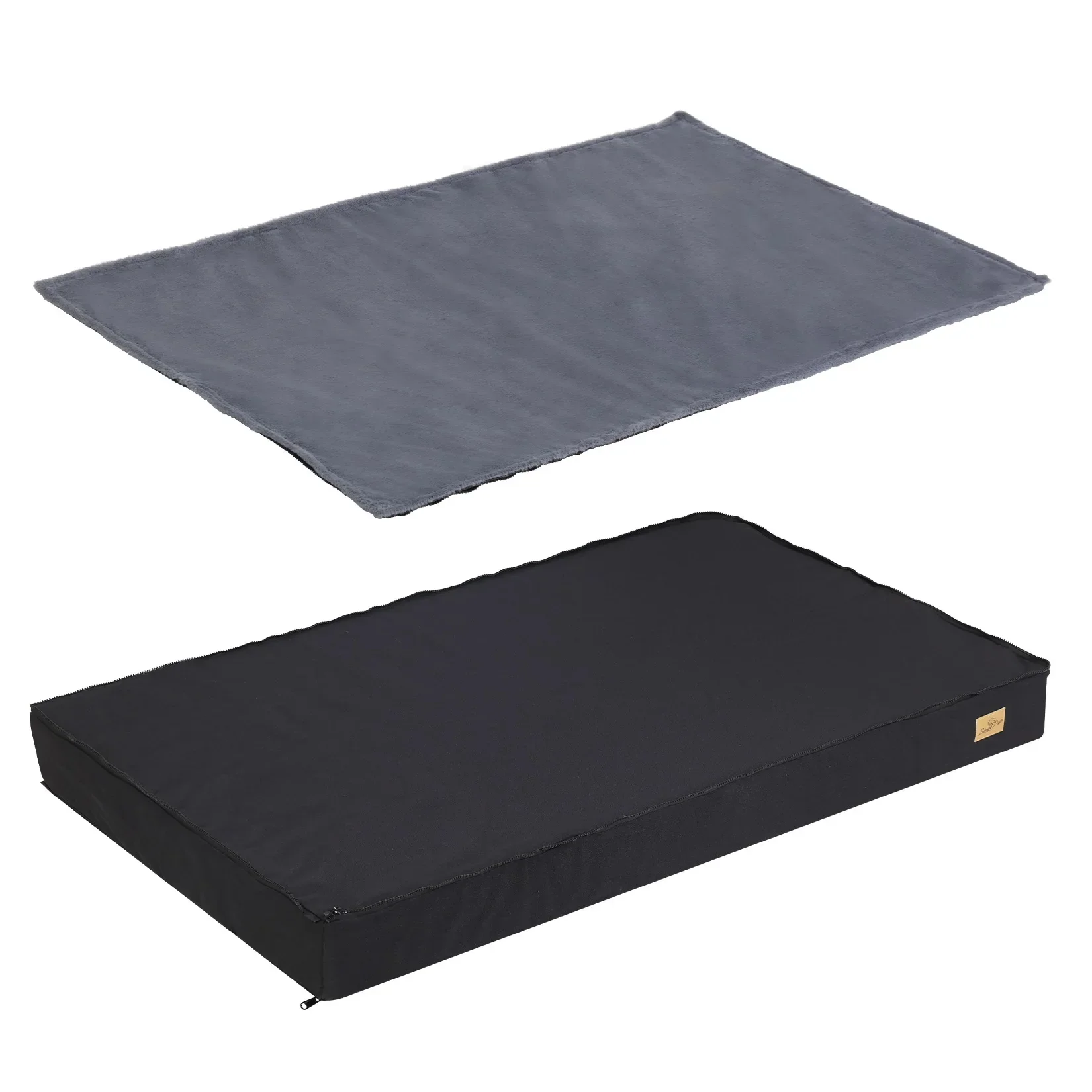 

z Dog Beds for Large Dogs, Orthopedic Dog Bed for Medium Large Dogs Waterproof Lining, and Non-Slip Bottom, Machine Washable