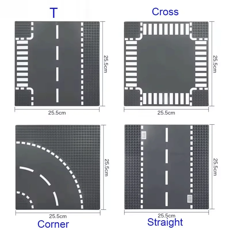 Bloc de construction classique 32x32 points, plaque de Base, jeux, île, prairie, blocs de construction, plaque de Base, figurines de marque compatibles, vue sur la ville