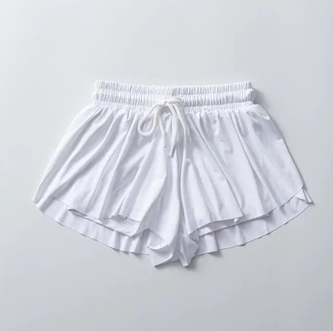 Kurze Frauen Eltern-Kind tragen schnell trocknende Laufrock Tasche Zugseil atmungsaktive Shorts