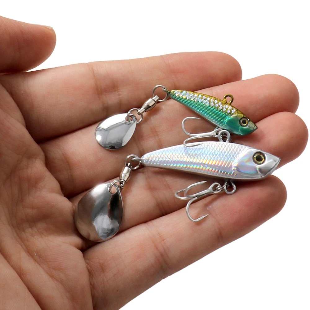 Metal VIB Lure 8g 11g 21g Spinner Bait Hard Bait 3D Eyes Long Casting Jig Lures for Bass Trout Saltwater Fishing Pesca Tackle