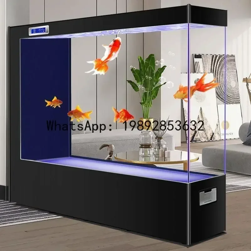 

B1 Floor Screen Medium-Large Living Room Home Partition Entrance Bedroom Luxury Square Tank Aquarium