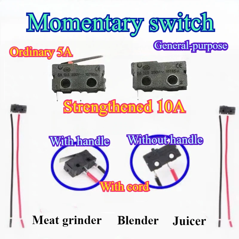 

Electric Meat Grinder Cooking Machine Juicer Blender Soy Milk Machine Juice Machine KW11 Press Micro Switch Accessories