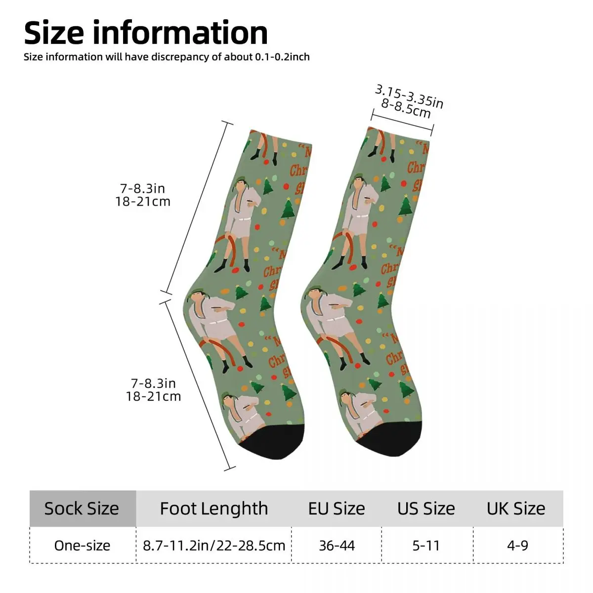 Merry Christmas Shitter's Full Socks Harajuku Sweat Absorbing Stockings All Season Long Socks for Unisex Christmas Gifts