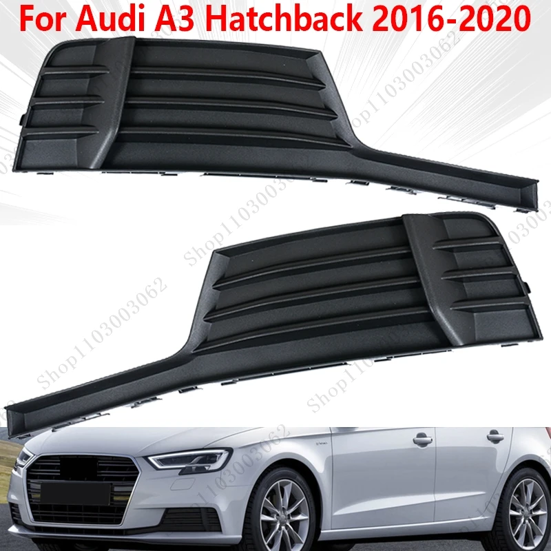

Агрессивная модель автомобиля для хэтчбека Audi A3 2016-2020, решетки переднего бампера, автомобильные аксессуары, замена 8V3807681AA 8V3807682M