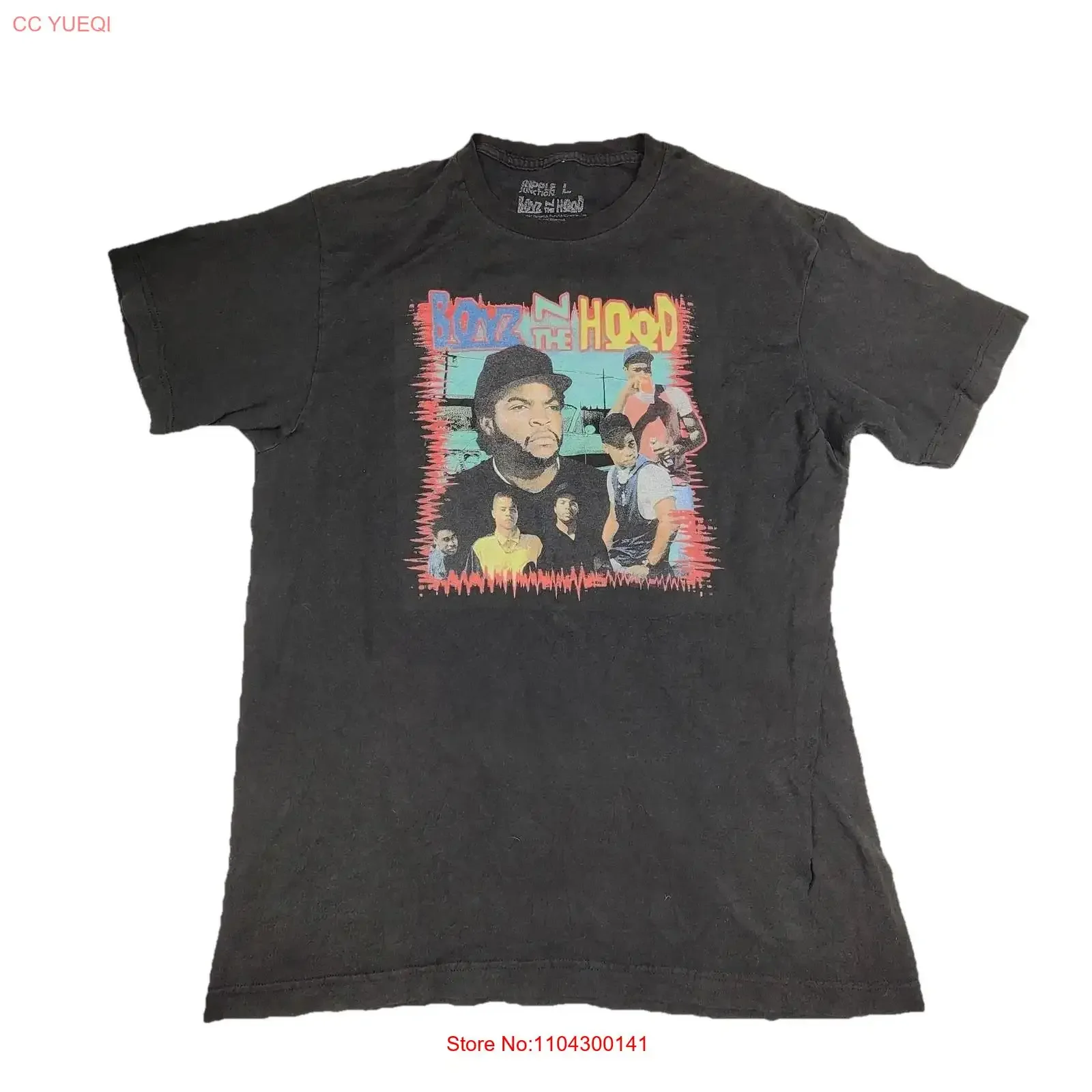 Boyz N The Hood T Shirt Mens Large Black Tagless Crew Neck Movie long or short sleeves vintage Washed designer clothes