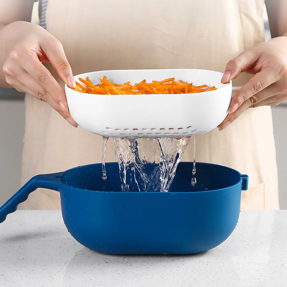 

1Pcs Veggie Chopper Multifunctional Slicer 6 Stainless Steel Blades Easy Cut Fruits Vegetables Long Lasting Safety Guard