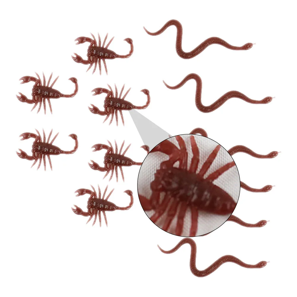

36Pcs Lifelike Scary Prank Halloween Snake Scorpion Horror Prop for Bar Store Decoration Snake Model Tricky Toys