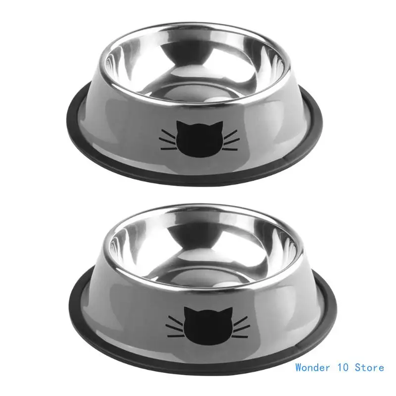 

Pet Bowls 2 Pieces Cats Foods Elevated for Flat Faced Small Raised for Cat