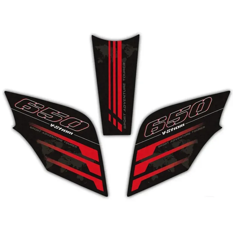 For V-Strom DL 650XT Vstrom Motorcycle Accessories Adhesive Decal Kit Non-Slip Fuel Tank Pad Protector