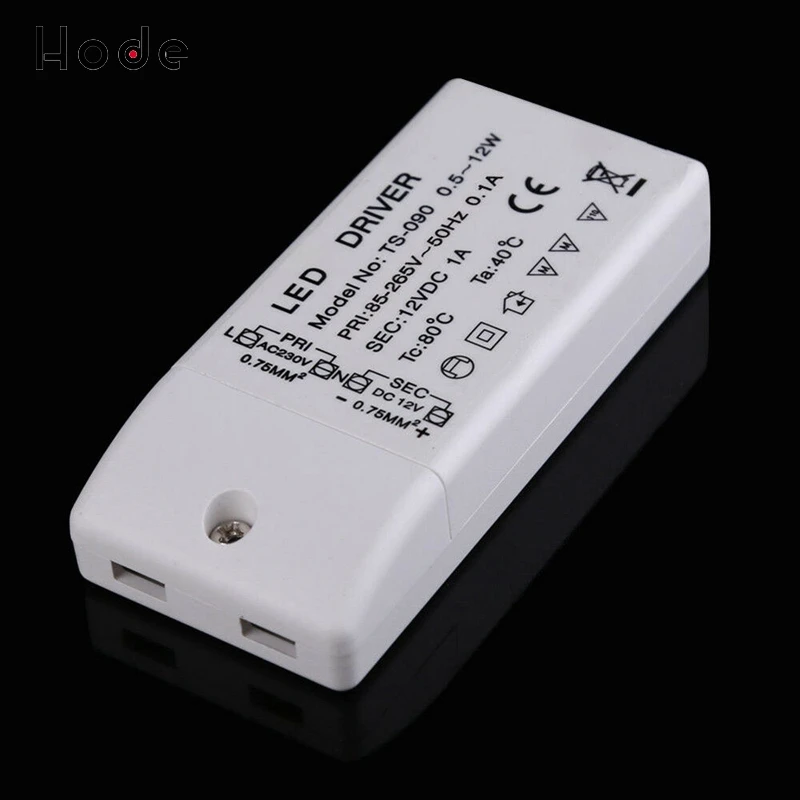 DC 12V 1A LED Power Supply LED Driver Transformato 12W LED Strip Light TS-090