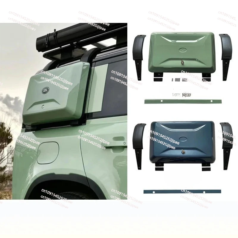 Car Side Storage Luggage Box Roof Rack Bag For Land Rover Defender 90/110 2020 2021 2022 2023 Auto Accessories