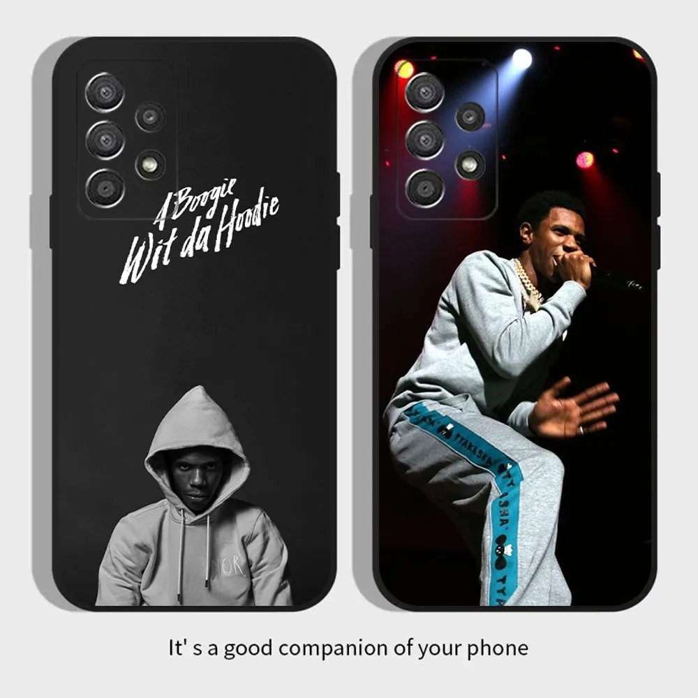 A Boogie wit da Hoodie Rapper Phone Case For Samsung Galaxy A13,A21s,A22,A31,A32,A52,A53,A71,A80,A91 Soft Black Cover