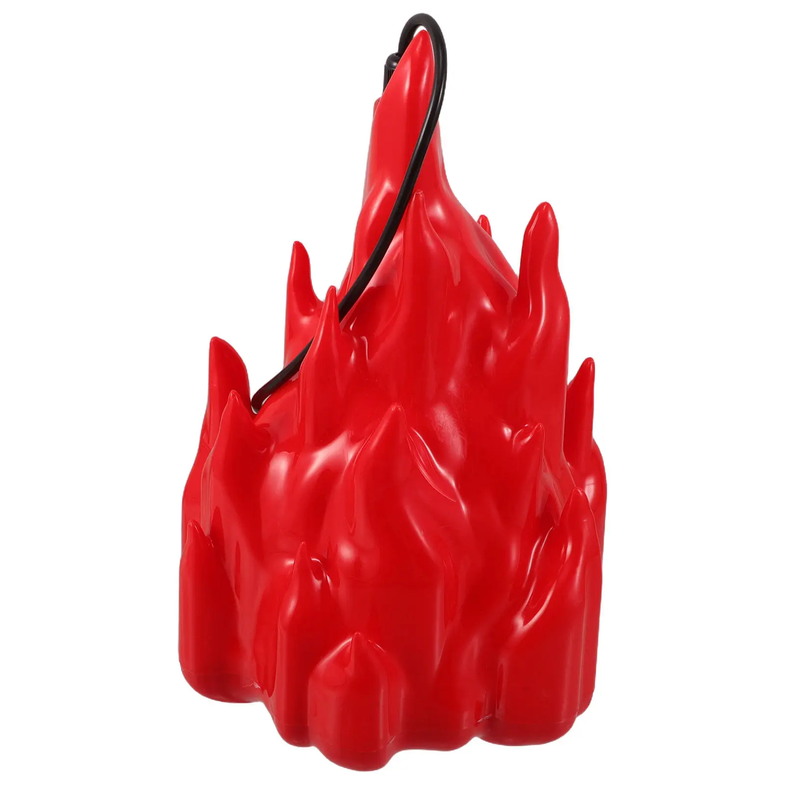 LED Simulated Flame Night Light Flickering Fire Effect Lamp Portable Decorative Fire Ambiance for Indoor Outdoor Use