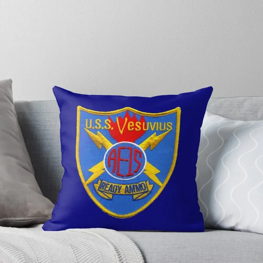 USS VESUVIUS (AE-15) SHIP'S STORE Throw Pillow Pillow Case pillow pillowcase Custom Cushion