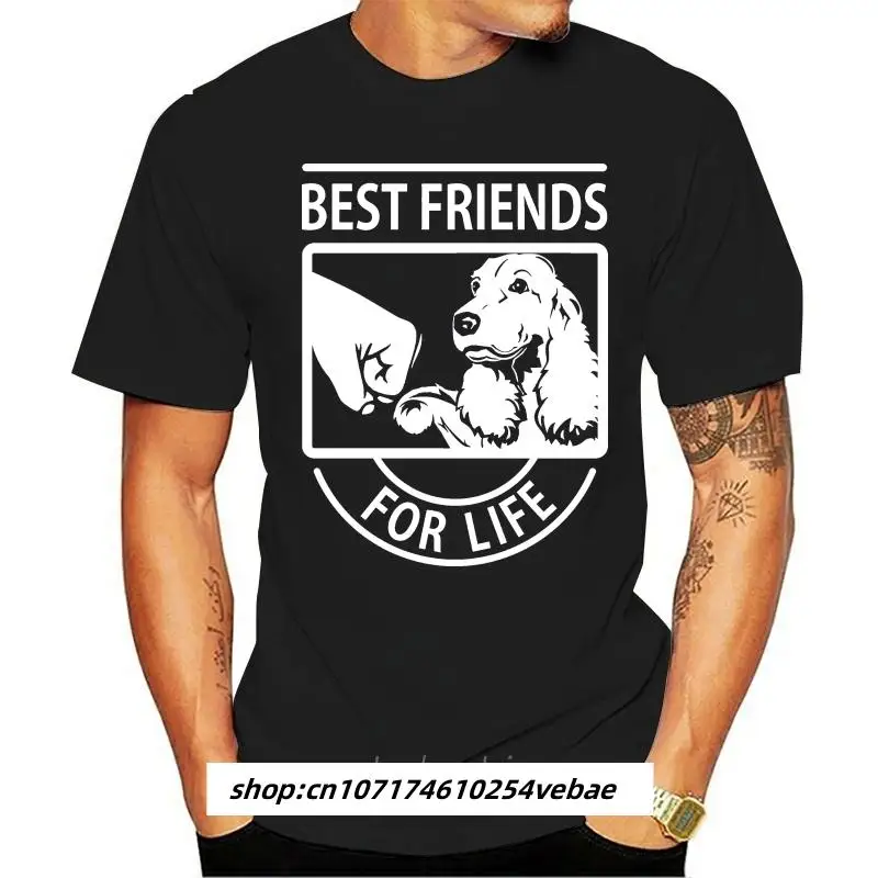 brand men shirt Cocker Spaniel Best Friend T-shirt cotton tshirt men summer fashion t-shirt euro size