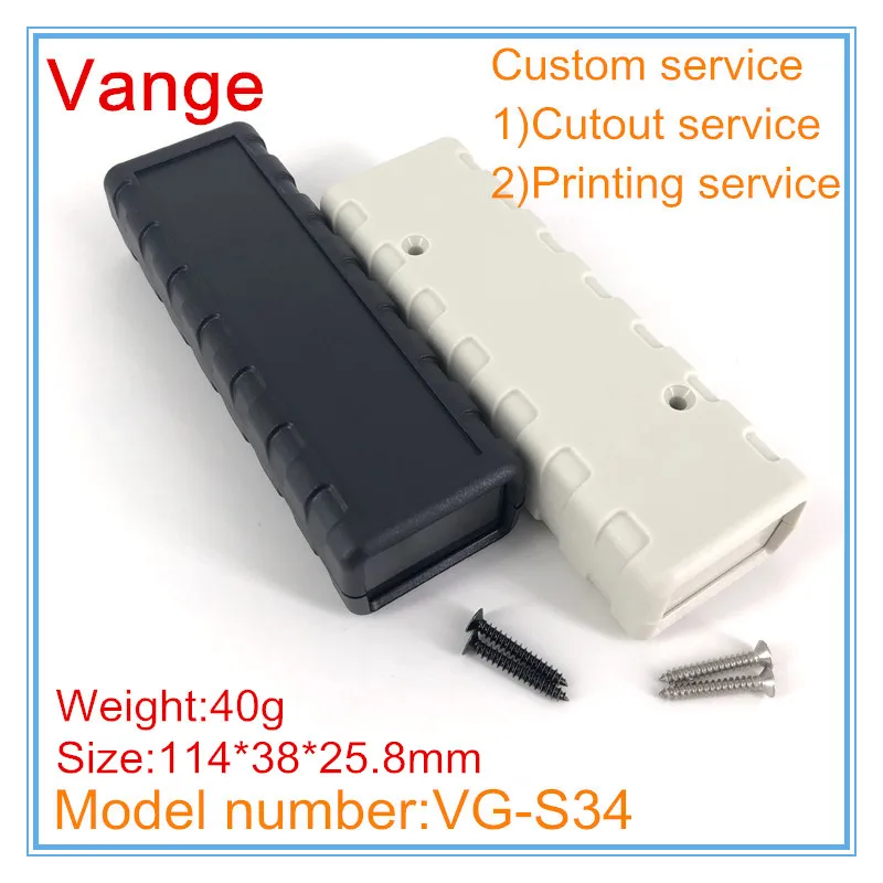 Vange control junction box 114*38*25.8mm ABS plastic electronics project box