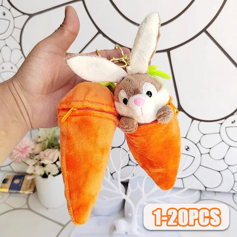

Милый кролик, плюшевые брелки, игрушки, мягкая игрушка-кролик, брелок для ключей, кавайная сумка, подвеска-кукла, мультяшный кролик, морковь, брелок