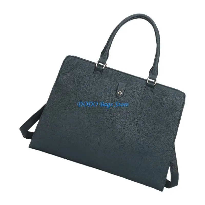 حقيبة كمبيوتر محمول من E8FB Women Women Crossbody للمحترفين والطلاب أعلى مقبض أكياس الكتف مع حزام قابل للتعديل