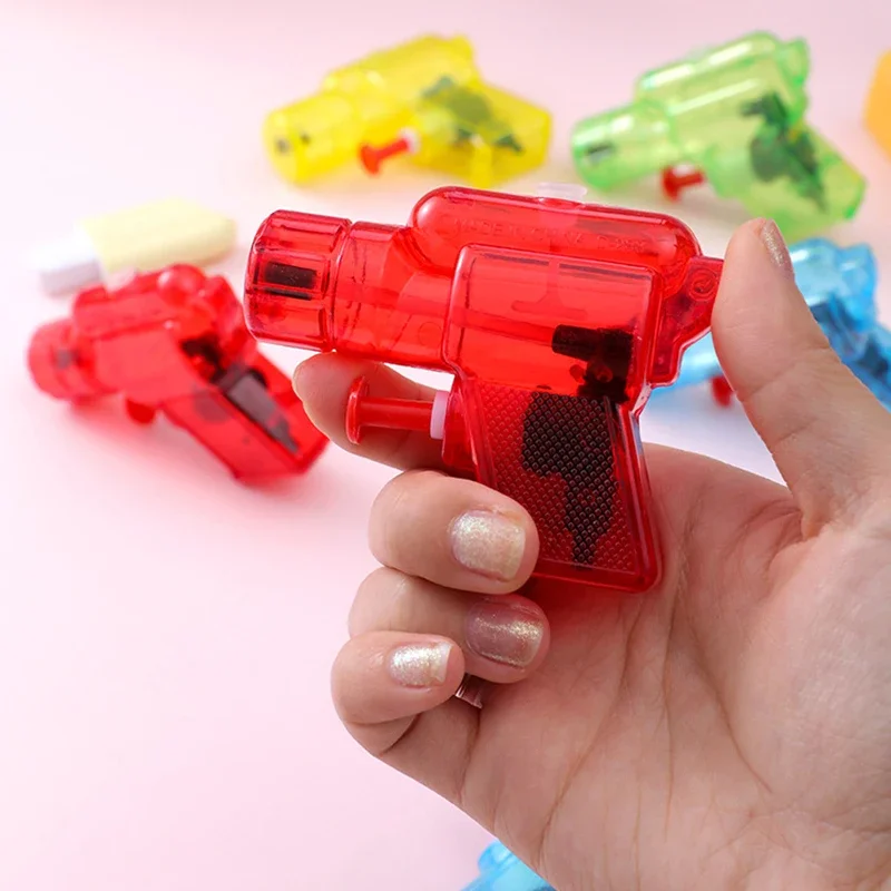 6 buah pistol air semprot Mini musim panas mainan pantai Hawaii permainan luar ruangan untuk anak-anak ulang tahun bayi kolam mandi pesta pengisi Pinata