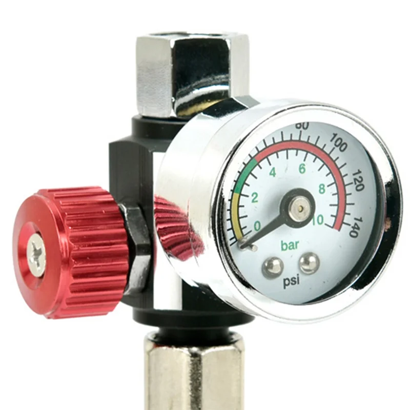 AA63 HOT luchtcompressor regelklep met manometer, voor nauwkeurige controle in lucht/pneumatisch gereedschap met PF20-connector