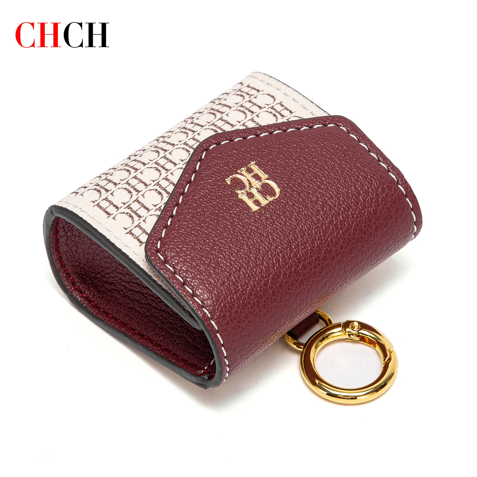 

CHCH Wallet 2025 New PVC Letter Buckle Mini Bag for Women's Coin Bag