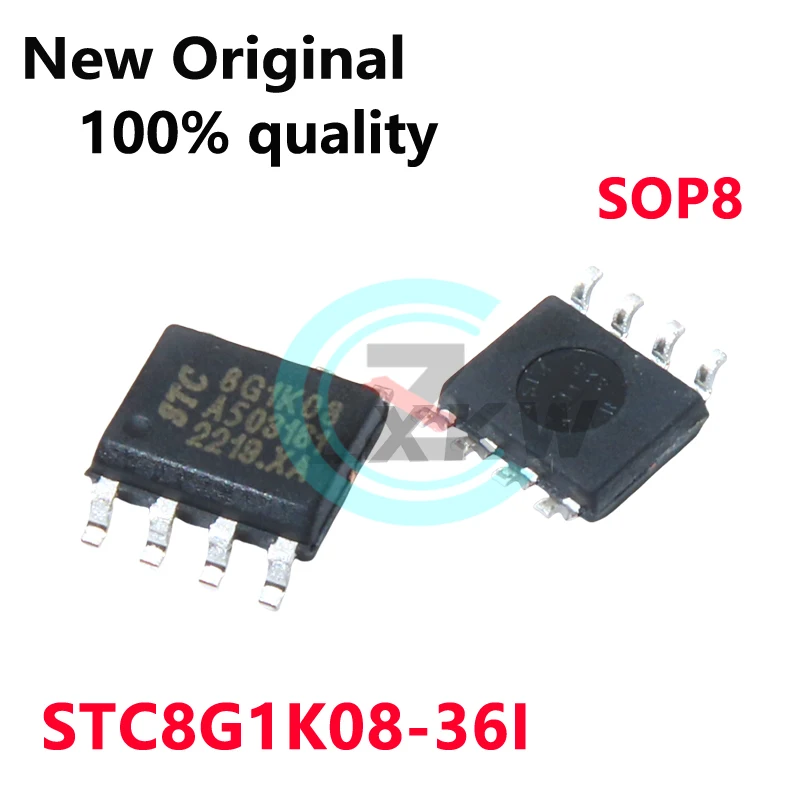 10PCS New Original 8G1K08 STC8G1K08-36I STC8G1K08-36I-SOP8 Hongjing single-chip microcomputer chip In Stock