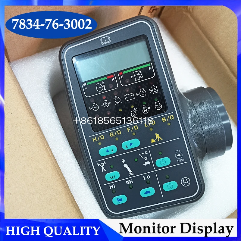 7834-76-3001 7834-76-3002 6D102 Display Panel Monitor For PC120-6 PC130-6 PC200-6 Excavator