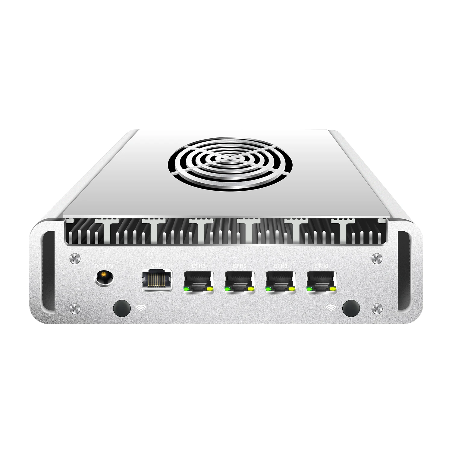 Topton Metal Firewall Mini PC With Fan AMD Embedded R2314 4x2.5G LAN DDR4 NVMe 6xUSB Proxmox PfSense OPNsense Home Server PC
