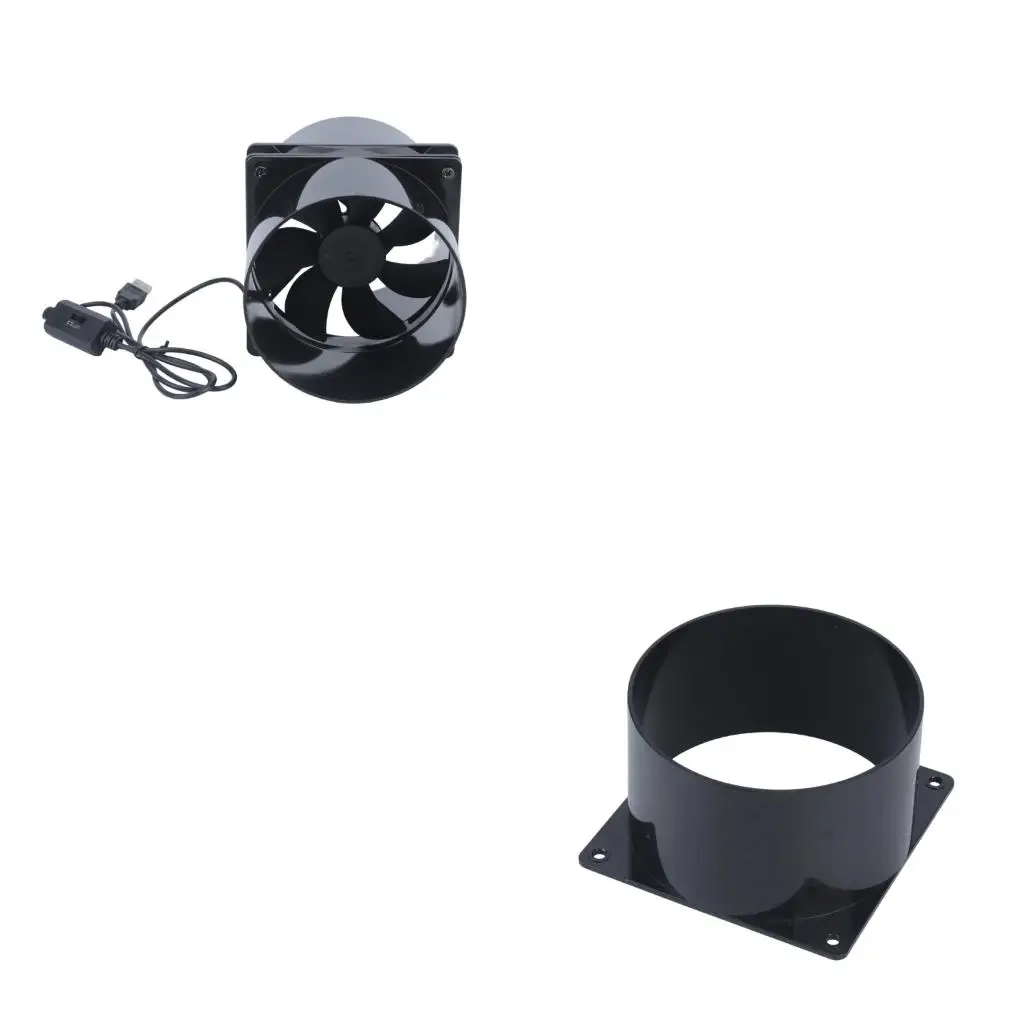 Small Duct Exhaust Fan with 3 Speed Mode for 3D Printer Daily Use high quality