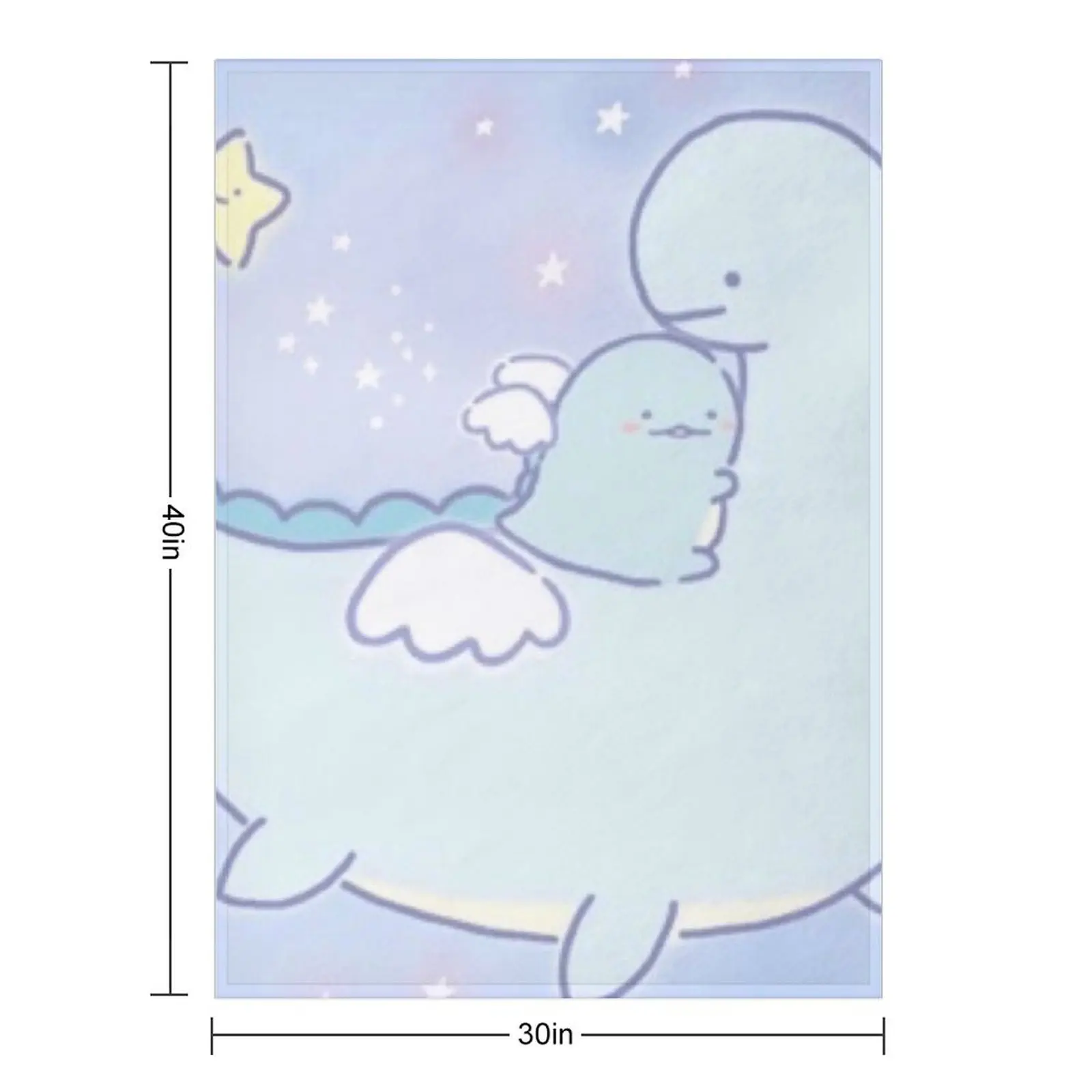 Sumikko Gurashi Tokage and momy Throw Blanket Flannels manga Moving Tourist Blankets