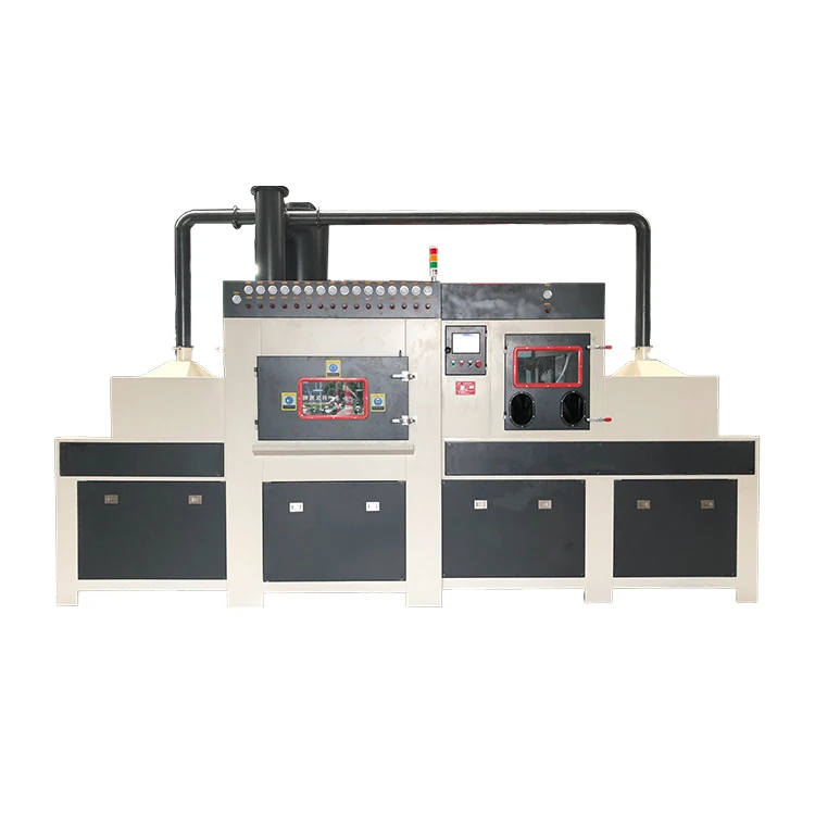 Environmental Protection Dustless Sand Blasting Machine Automatic Conveyor Belt Sandblasting Machine for Metal