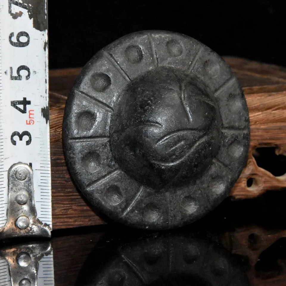 Hongshan Culture Meteorite Magnetite UFO Alien Collectible Carving