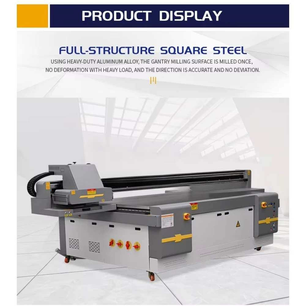 Flatbed Material Printer Machine 2513 UV Printer Inkjet Large Format Digital Printer for Shoes Metal Bottle Mugs Box Phonecase