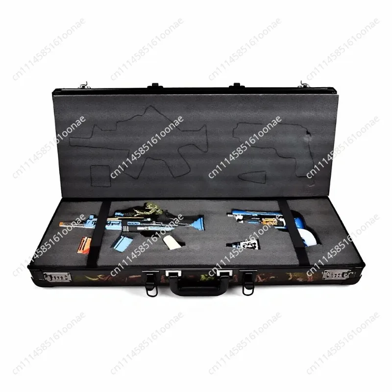 Extra Long Aluminum Alloy Tool Box Suitcase Instrument Case Fish Pole Case Equipment Safety Box Storage Box with Sponge